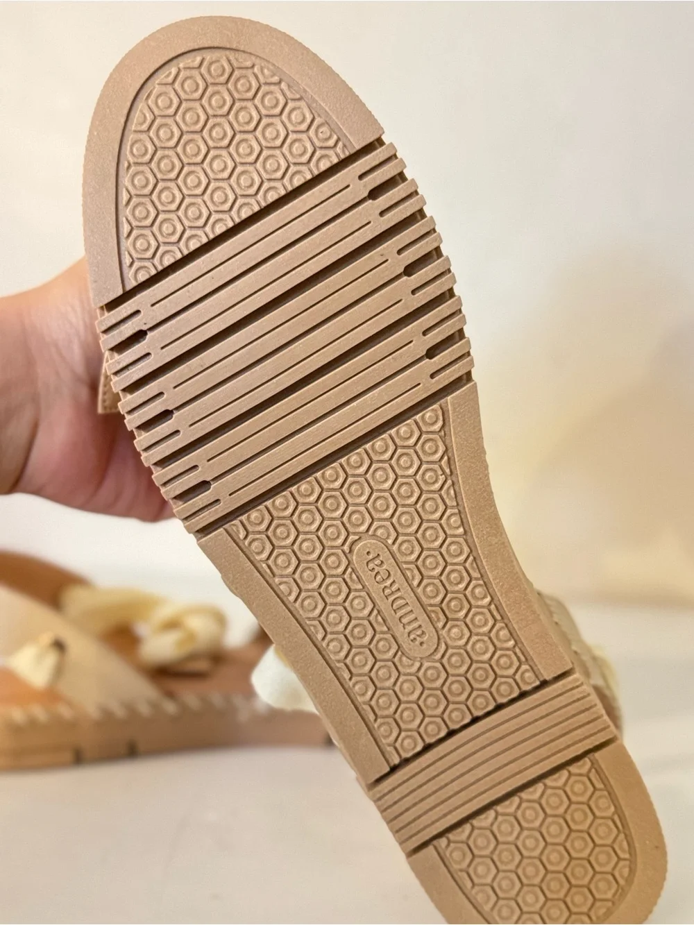 Women's Cream Espadrille Lace-Up Flats